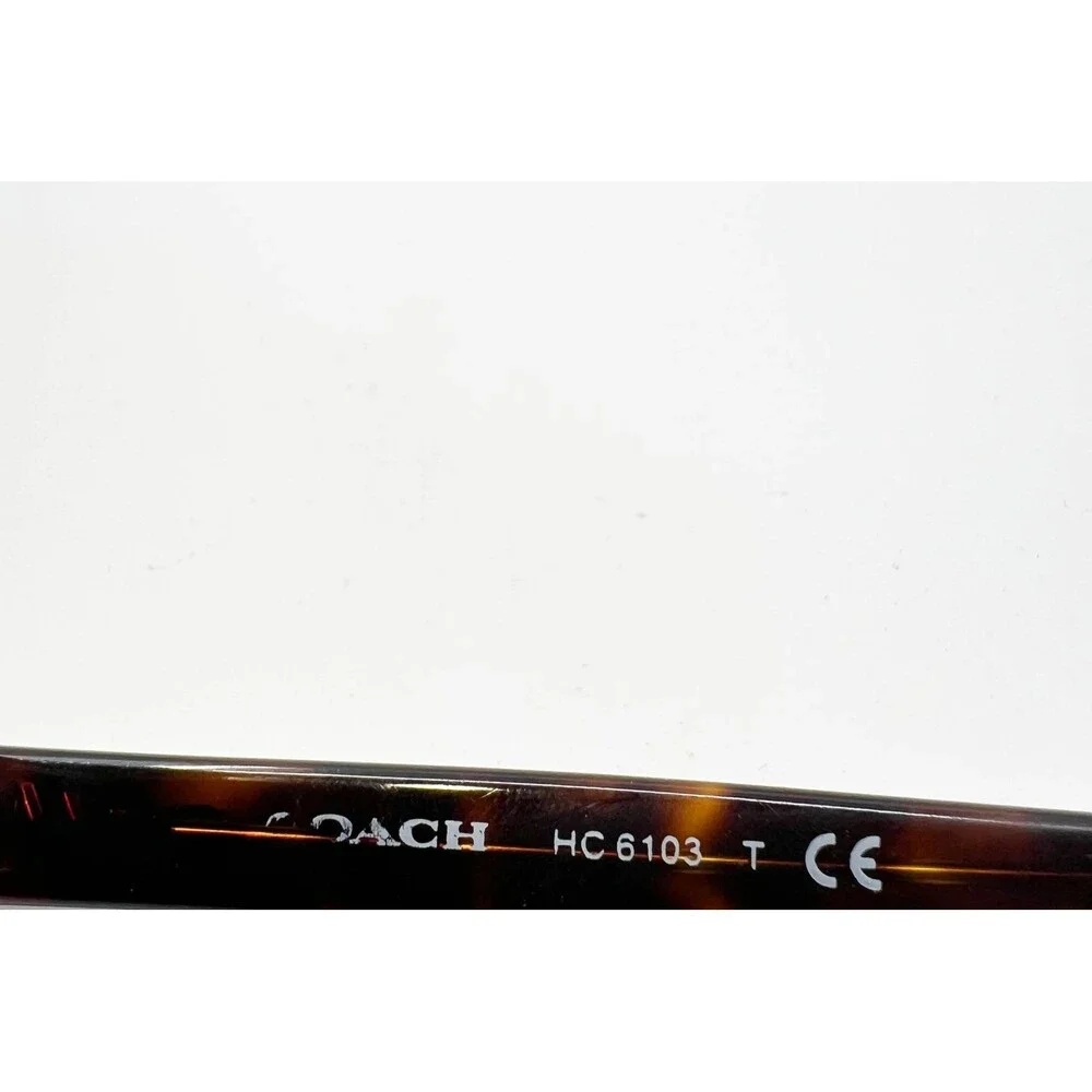 Coach Eyeglasses Frames Women Dark Tortoise HC 6103 5120 52-16-140